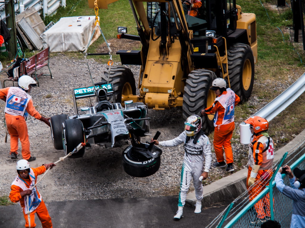 Lewis Hamilton Accidents