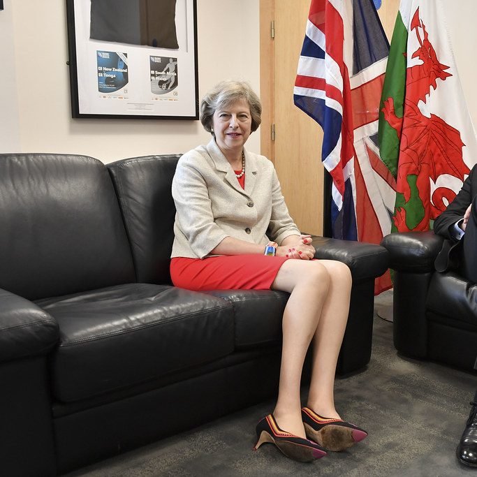 Theresa May Feet & Shoe Size
